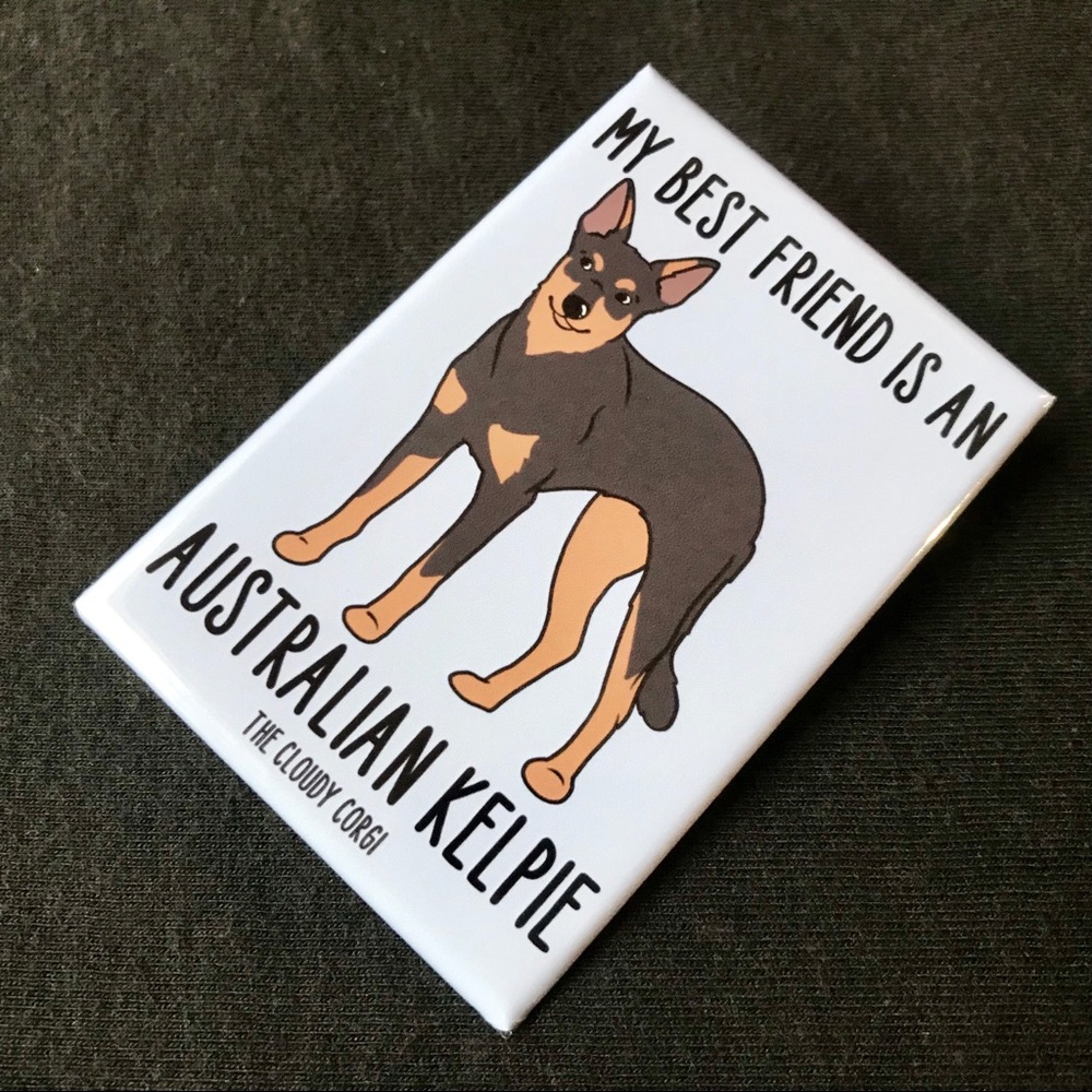 Australian Kelpie Magnet, Dog Gifts & Home Decor - Picture 8 of 9